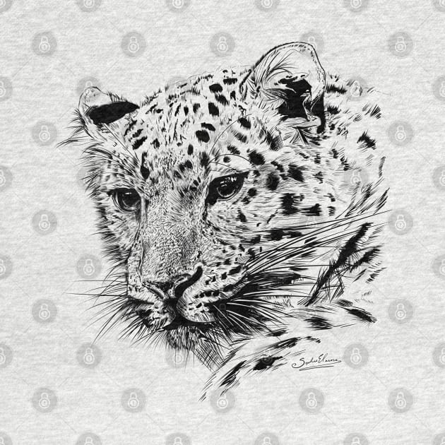 Amur Leopard by Sophie Elaina